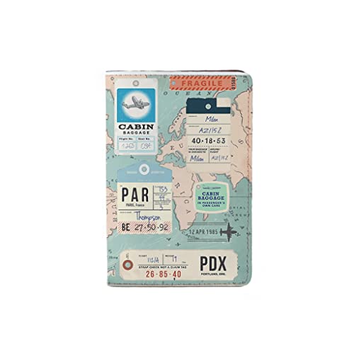 Let's the Map Show You the Way - Wanderlust Collection - Leather Vintage Map - Passport Holder