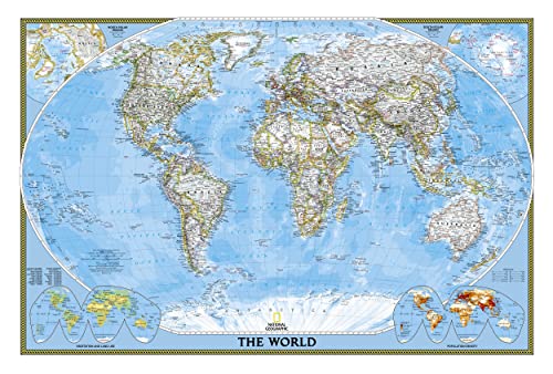 National Geographic World Map (folded with flags and facts) (National Geographic Reference Map)