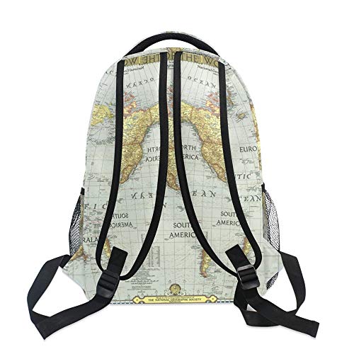 Nander Backpack Travel World Map