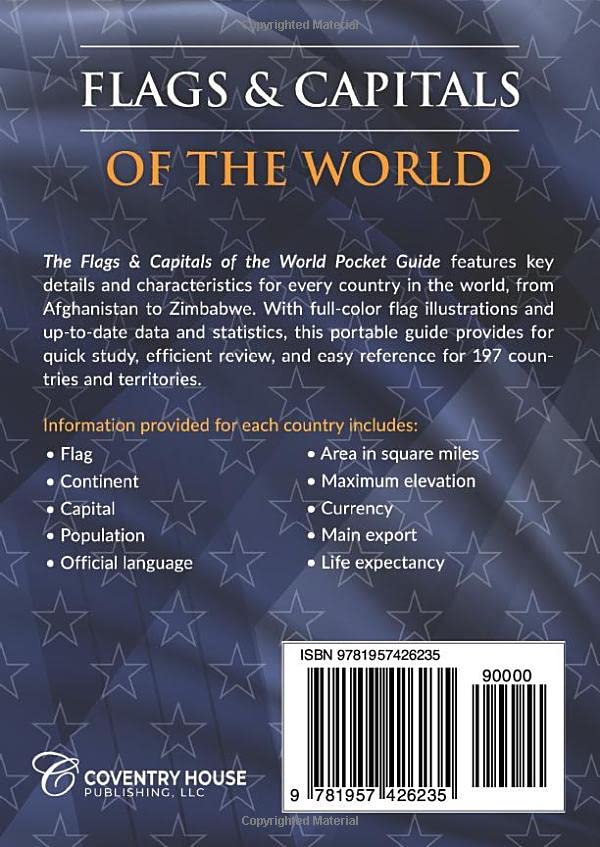 Flags & Capitals of the World: Pocket Reference Guide