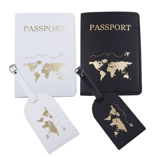 Honeymoon Passport Wallets Travel Holder Set