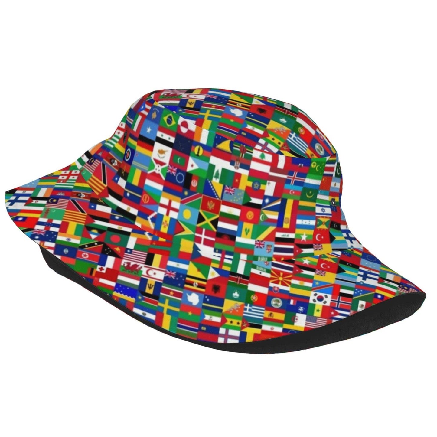 The World Flag Bucket Hat Beach Cap