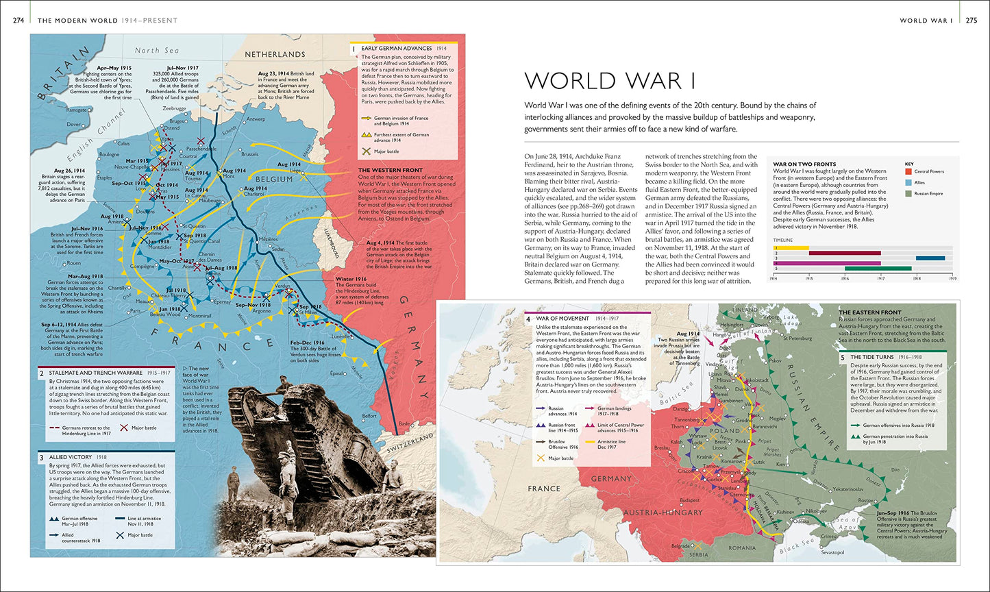 History of the World Map by Map (DK History Map by Map)